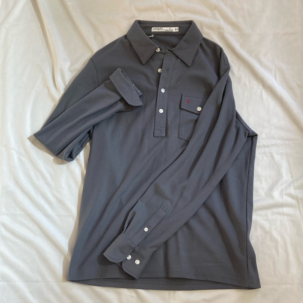 Criquet long sleeve players shirt